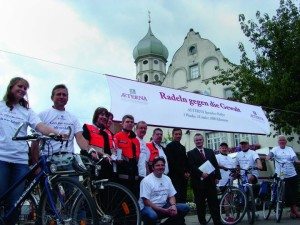 Radeln gegen die Gewalt