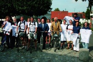 Radeln gegen die Gewalt