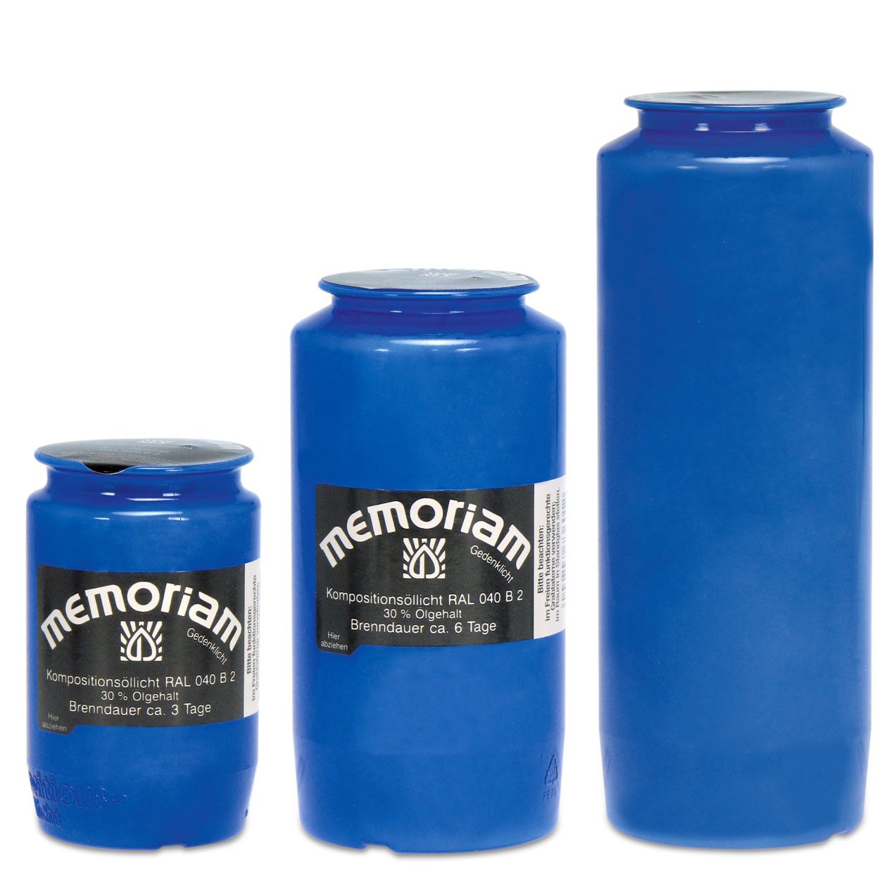 Memoriam Kompositions-Öllichte Blau