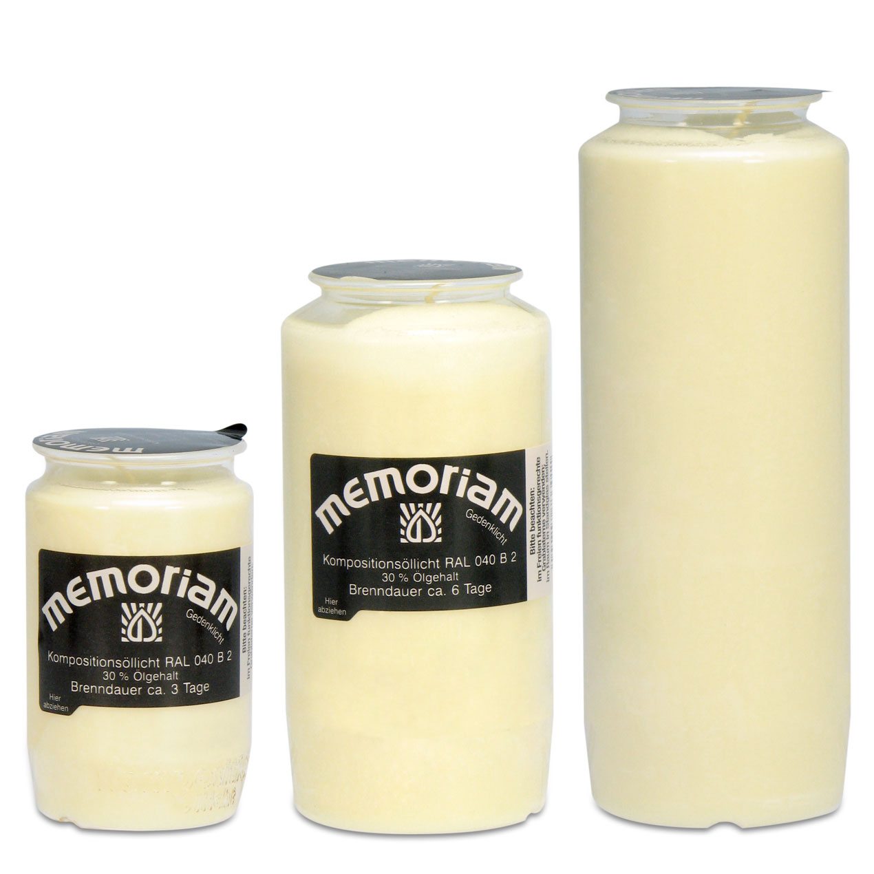 Memoriam Kompositions-Öllichte Weiß