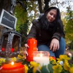 Wien - AETERNA Lichte-Sozialaktion auf dem "Friedhof der Namenlosen"