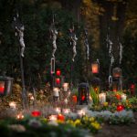Wien - AETERNA Lichte-Sozialaktion auf dem "Friedhof der Namenlosen"